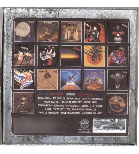 Caja de CD de Judas Priest, colección completa, 19 CD sellados