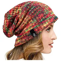 Comprar Gorros Sombreros Y Boinas De Punto Holgado Para Mujer Rojo