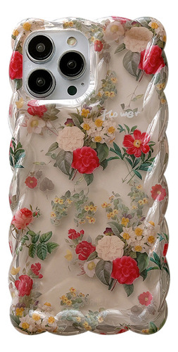 Funda For Móvil Francesa Retro Floral Pequeña