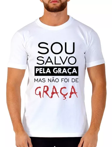 Kit 6 Camiseta Religiosa Camisa Jesus Moda Evangélica Fé