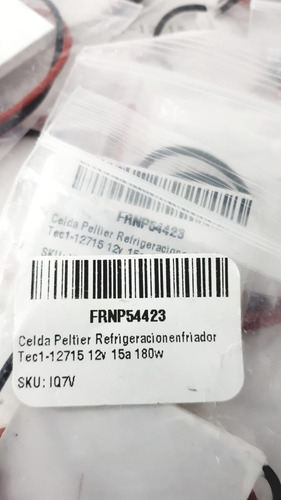 Celda Peltier 50 X 50mm, Microcontrolador Frio/caliente