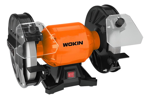 Amoladora De Banco Wokin 200mm / 350 Watts / Frecuencia 50hz