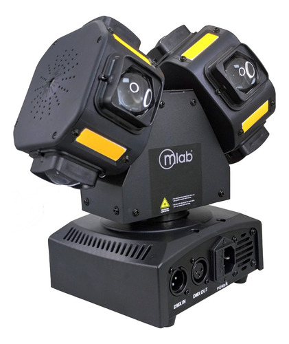Luz Fiesta Robot Dual Moving Head Led Rgbw 3 En 1/ Mlab 9427