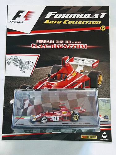 Panini Formula 1 # 17 Ferrari  312 B3 Clay Regazzoni  Panini