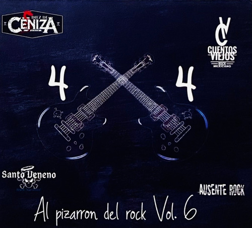 4x4 Al Pizarrón Del Rock Vol. 6 Cd Digipack Nuevo Sellado