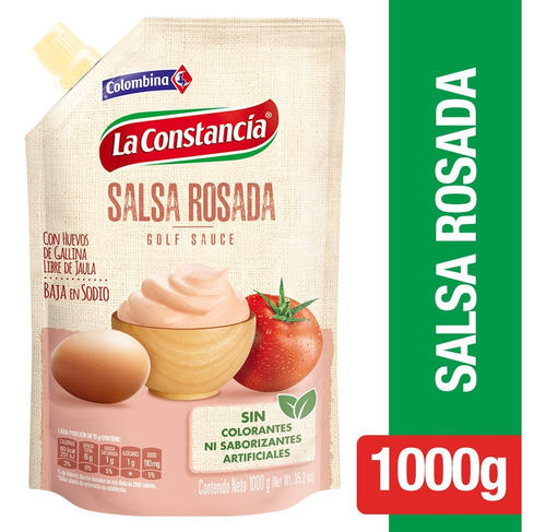 Salsa Rosada La Constancia Colombiana 1 L