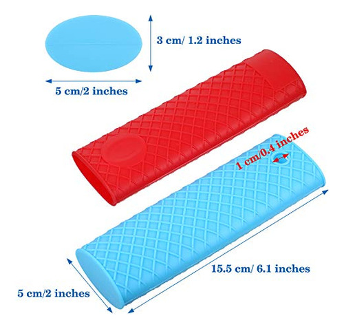 Soporte De Silicona Con Mango Caliente, 5 Piezas, Funda De G