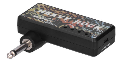 Amplificador De Audífonos Bajo De Guitarra Eléctrica Con C