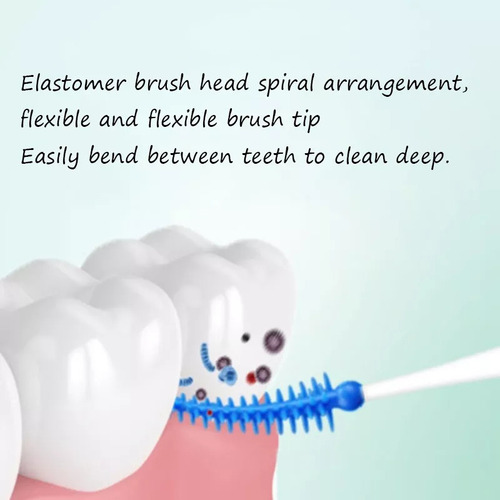 . Palillo De Dientes De Silicona Suave Lazhu 160 Piezas