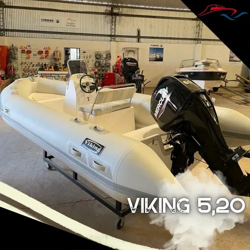 Semirrigido Gomón Viking 5,20 Con Motor Mercury 60 Elpt 4t