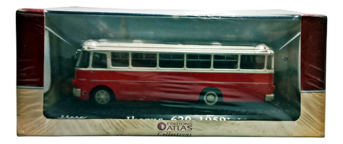 Ônibus Miniatura Ikarus Escala 1/72 Vermelho