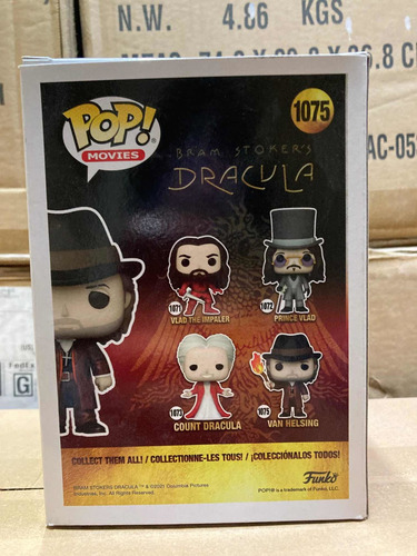 Van Helsing 1075 Bram Strokers Dracula Funko Pop Original