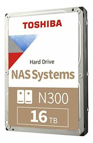 Toshiba Dd Interno N300 16tb,7200rpm Y 512mb Cache, 3.5