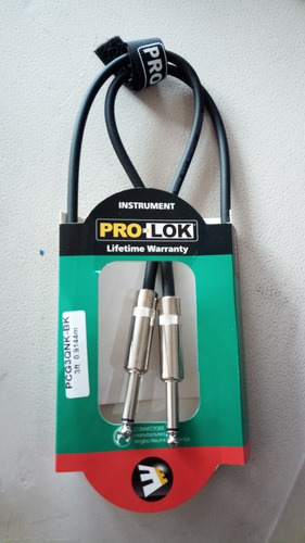 Cable Pro Lok Instrumentos Audio 2 Conectores Neutrik 1/4 1m