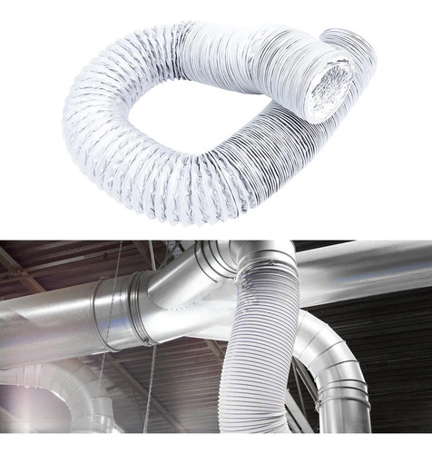 Manguera De Ventilación Para Secadora, Tubo De 4,92 Pulgadas