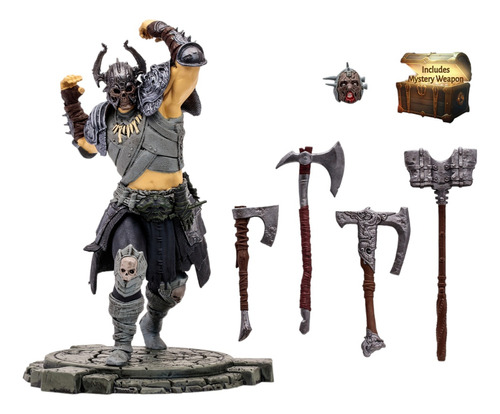 Mcfarlane Diablo Iv Figura 1:12 Bárbaro Torbellino Epic