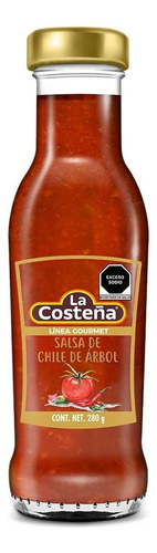 3 Pza Salsa La Costeña Línea Gourmet De Chile De Árbol 280 G