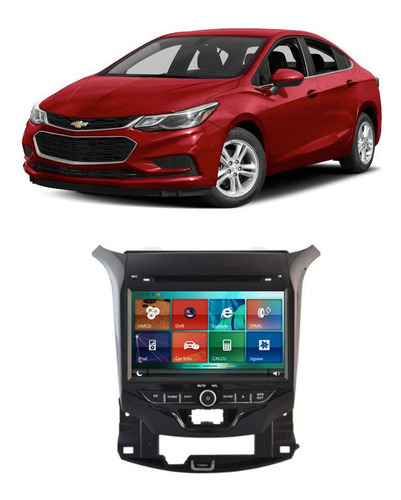 Multimidia Cruze Lt 2017/ 7  Windows Dvd Usb Tv Bluetooth