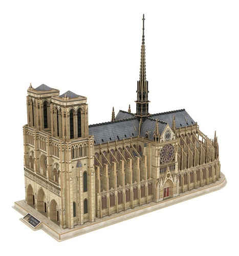 Imagen 3 de 7 de Puzzle 3d | Edición De Lujo | Catedral De Notre Dame | Diy
