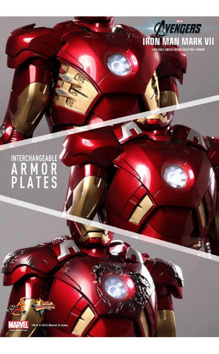 Imagen 5 de 7 de Hot Toys Iron Man Mark Vii Mms185 Nuevo Fpx