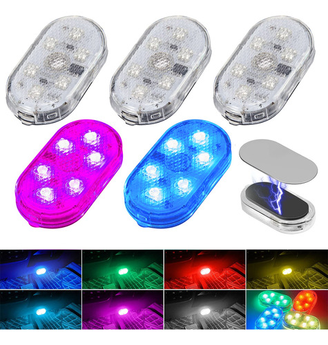 5pcs Plafon 24 Led Redondo Camion Cuarto Estrobo Stop 