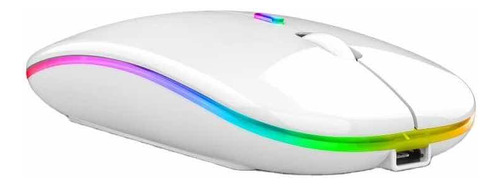 Mouse Inalámbrico Luz De Colores + Bluetooth