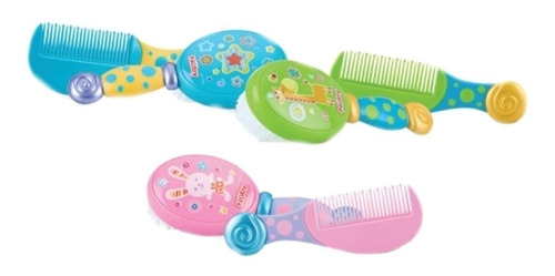 Imagen 4 de 7 de Set Cepillo Y Peine Para Bebe Nuby Anatomicos Bpa Free 744