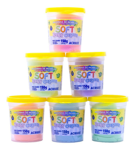 Masa Soft Pastel Acrilex 150g