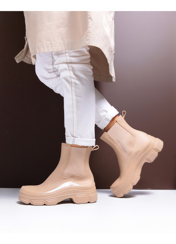 Botas De Lluvia Mujer Urbanas Livianas Cómodas Caña Baja