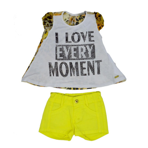 1285 Cj Bl Short Love Every Moment Planet Kids