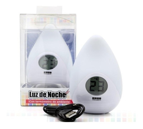 Luz De Noche Con Termometro De Ambiente Baby Innovation