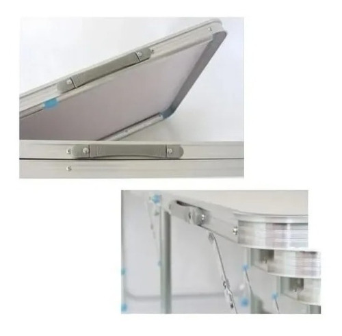 Imagen 5 de 7 de Mesa Plegable Transportable Lavable Camping 180x60cm