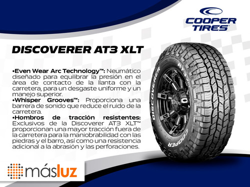 4 Llantas Discoverer At3 Xlt Cooper Medida Lt285/75r17 118s