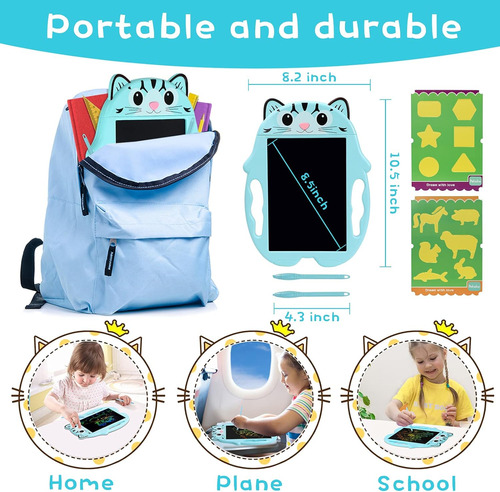 Tableta De Escritura Lcd Para Niños, Ss Colorido Tablero De