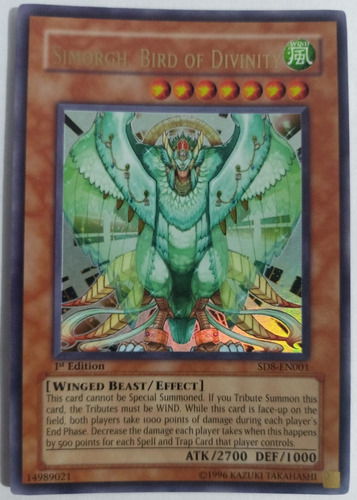 Simorgh, Bird Of Divinity  -  Ultra Rare        Sd8