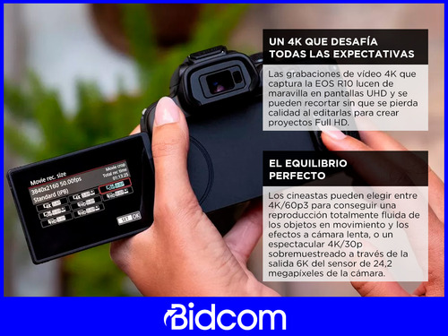 Cámara Fotográfica Canon Eos R10 Kit 18-45 Digic X De Fotos