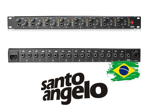 Imagem 1 de 6 de Amplificador De Fone Santo Angelo Af8 St - Stereo