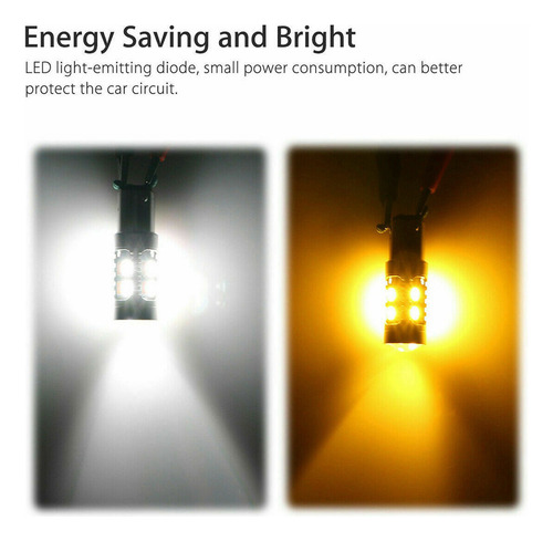2 Bombillas Led De Doble Color 1157 Bay15d P21/5w 5630 20smd