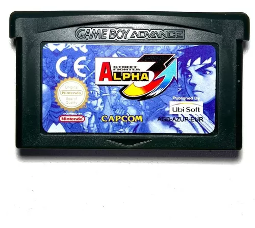 Jogo Super Puzzle Street Fighter Ii - Game Boy Advance Gba