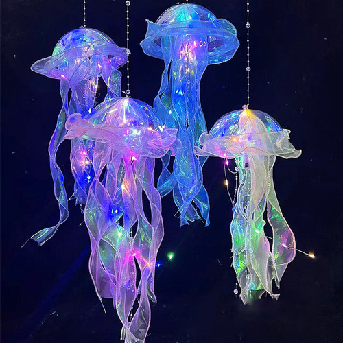 Batería Con Botón De Luz Nocturna Jellyfish Atmosphere