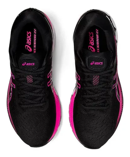 Asics gel top kayano black pink