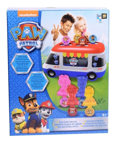 Paw Patrol Camion Fabrica De Helados De Palitos Original