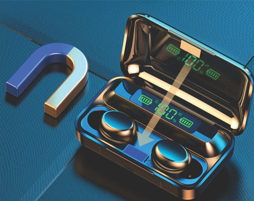 Imagen 5 de 5 de Audífonos in-ear gamer inalámbricos TWS F9-5 BTH-F9-5 x 1 unidades negro