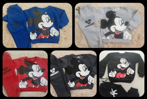 conjunto moletom mickey infantil