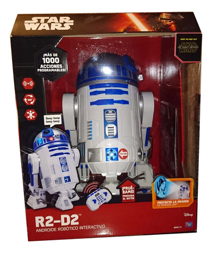 Star Wars R2d2 Interactivo Control Remoto Sin Abrir. (Usado)