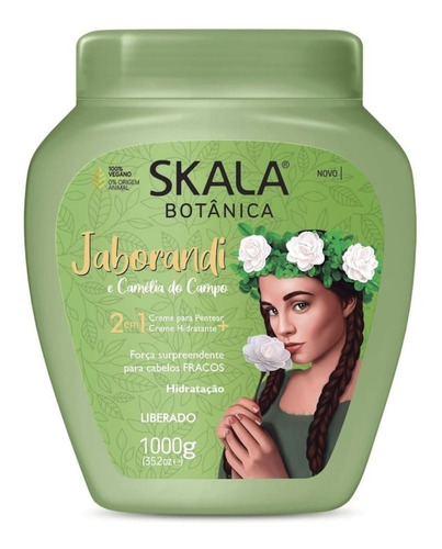 Skala Jaborandi Máscara Vegana Cabello Graso Oil Control 1kg