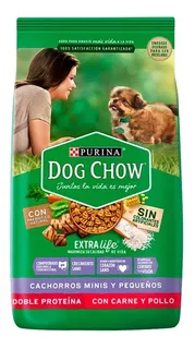 Dog Chow Cachorro Mini Y Pequeño Doble Proteina X 21kg