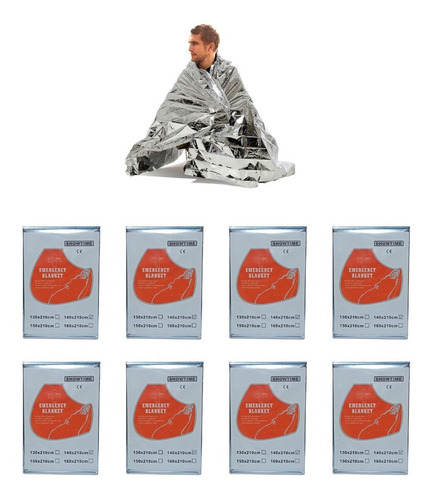  Manta Termica Emergencia Blanket  8 Und Precio De Promocion