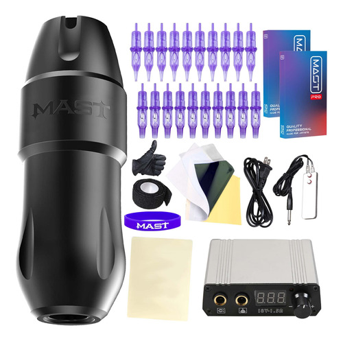 Mast - Kit De Tatuaje Profesional Para Mstil, 20 Agujas De C