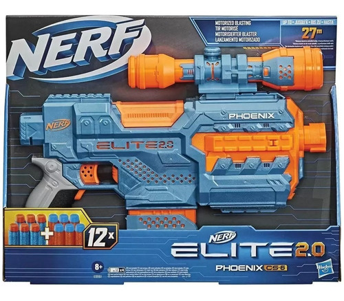 Nerf Pistola Launcher Elite 2 0 Phoenix Cs 6